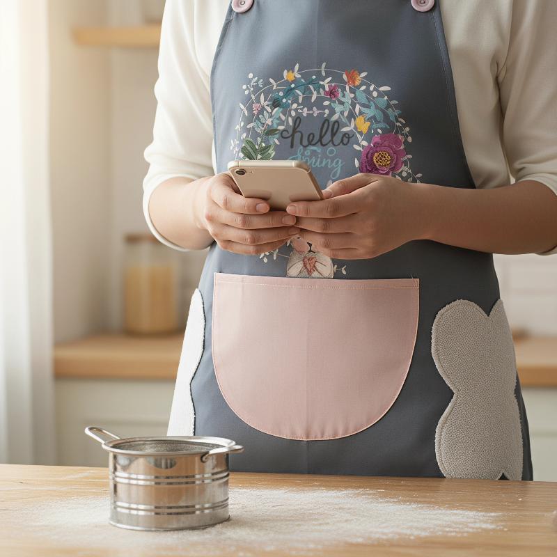 Home Cooking Service - Nowy fartuch kuchenny do gotowania, wodoodporny,